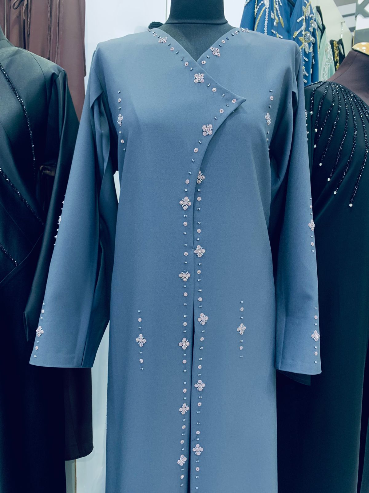Grey Abaya