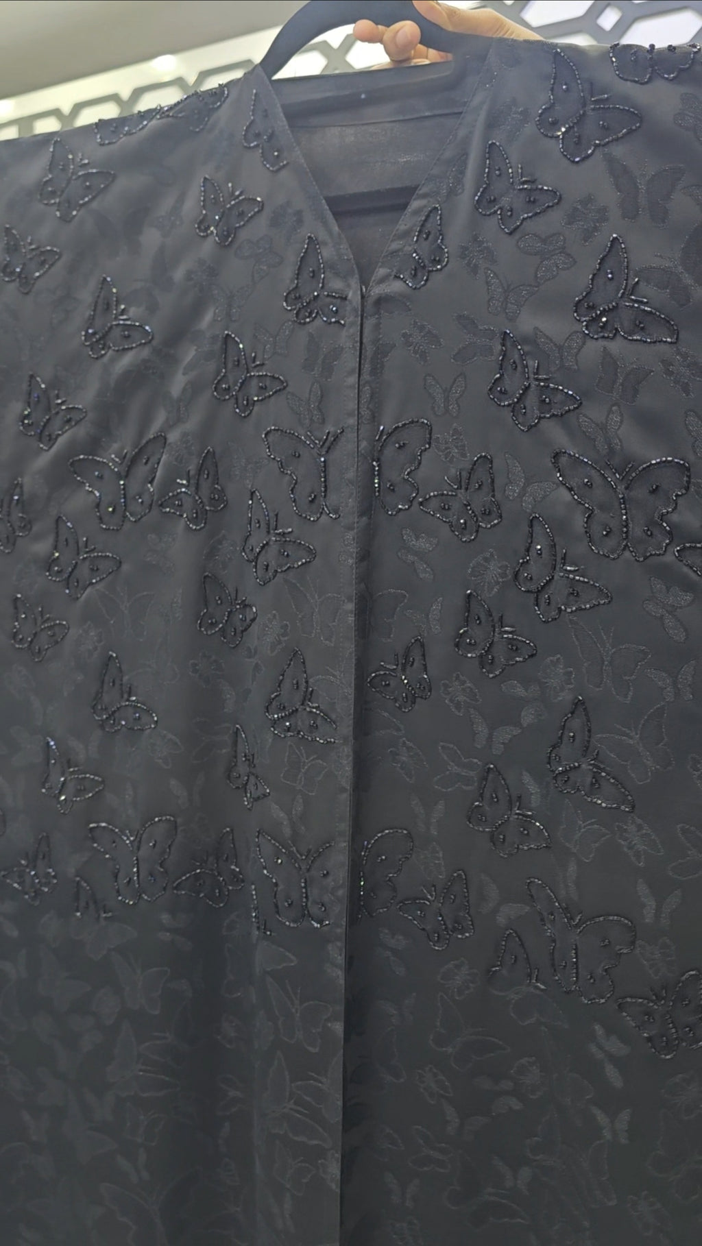 Black Butterfly abaya