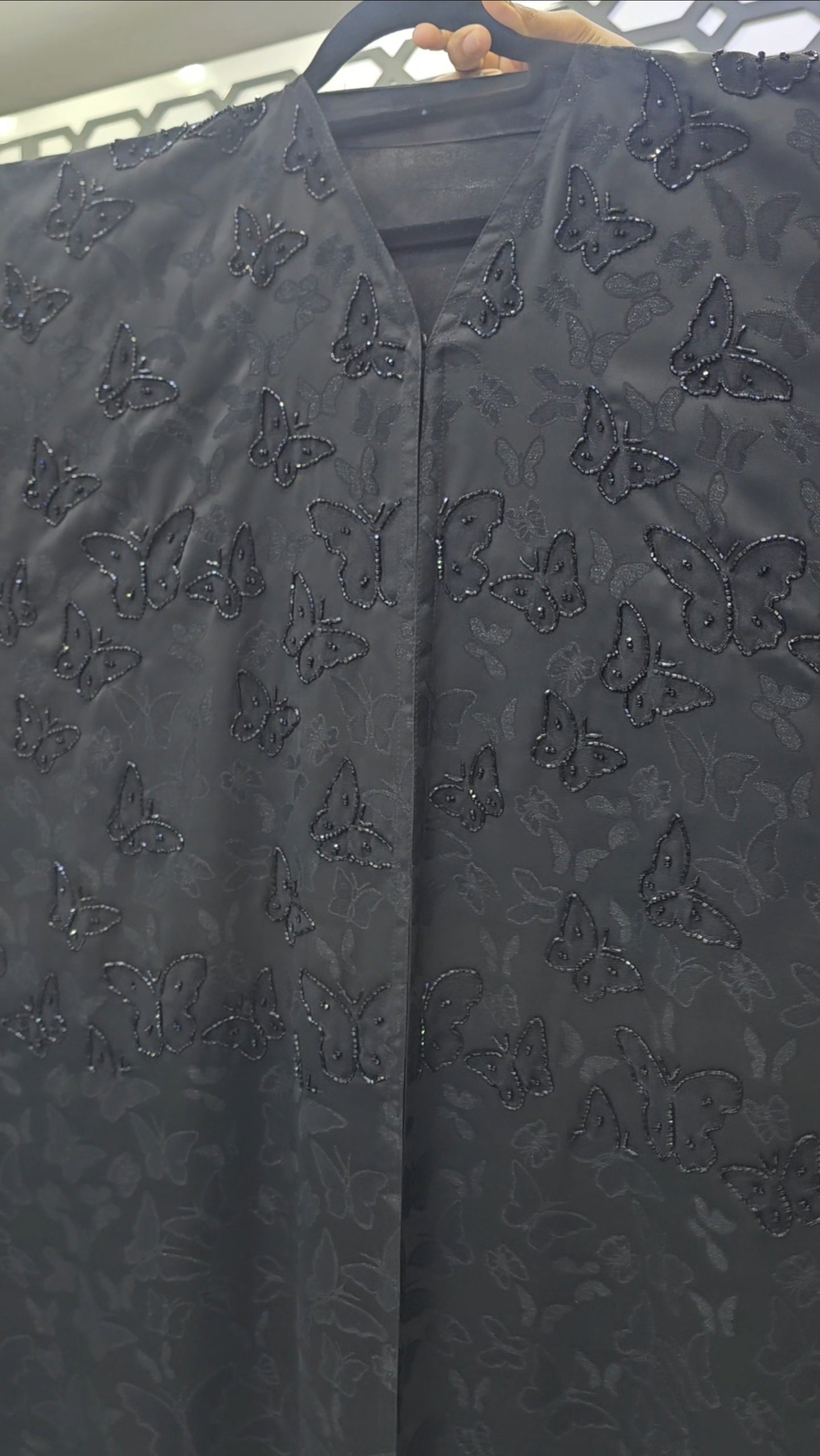 Black Butterfly abaya