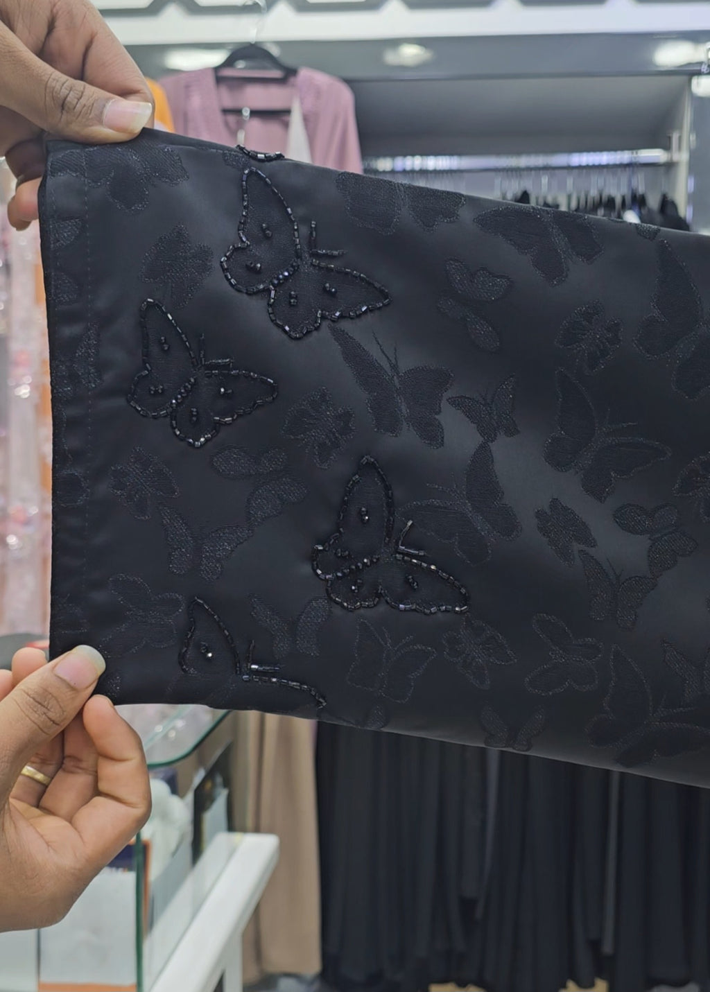 Black Butterfly abaya
