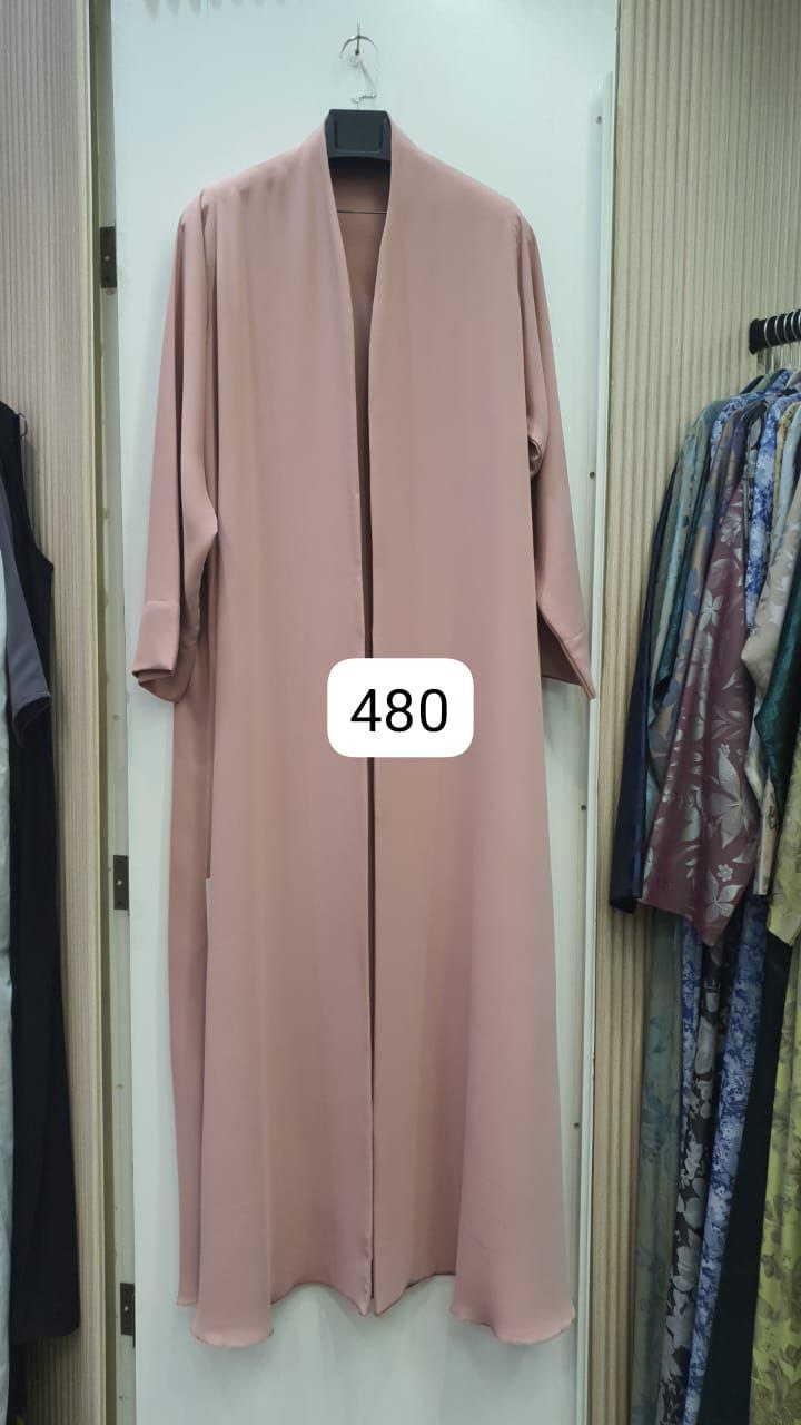 Light mauve abaya