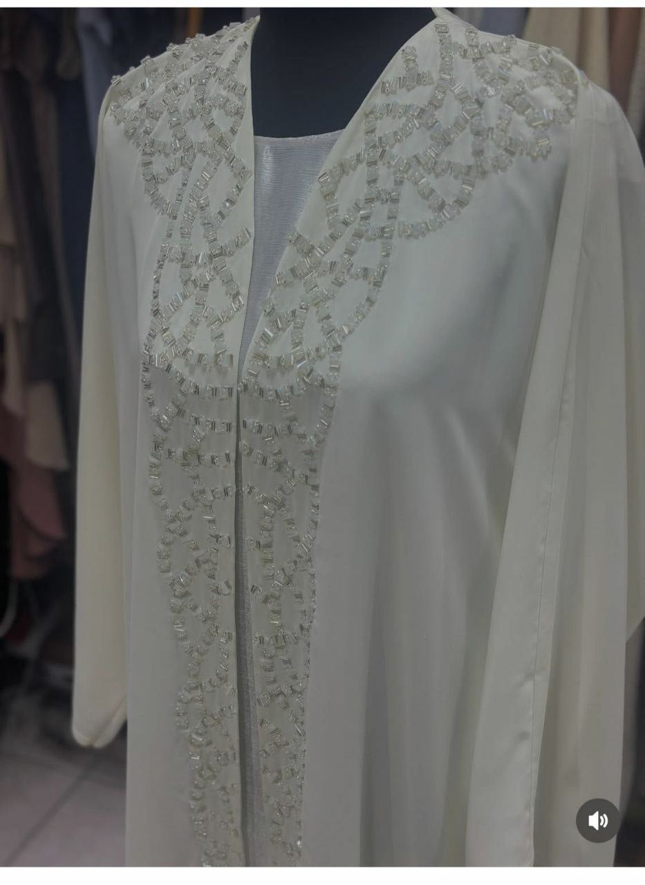 Offwhite Abaya