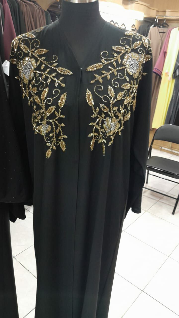 Golden Emb Abaya