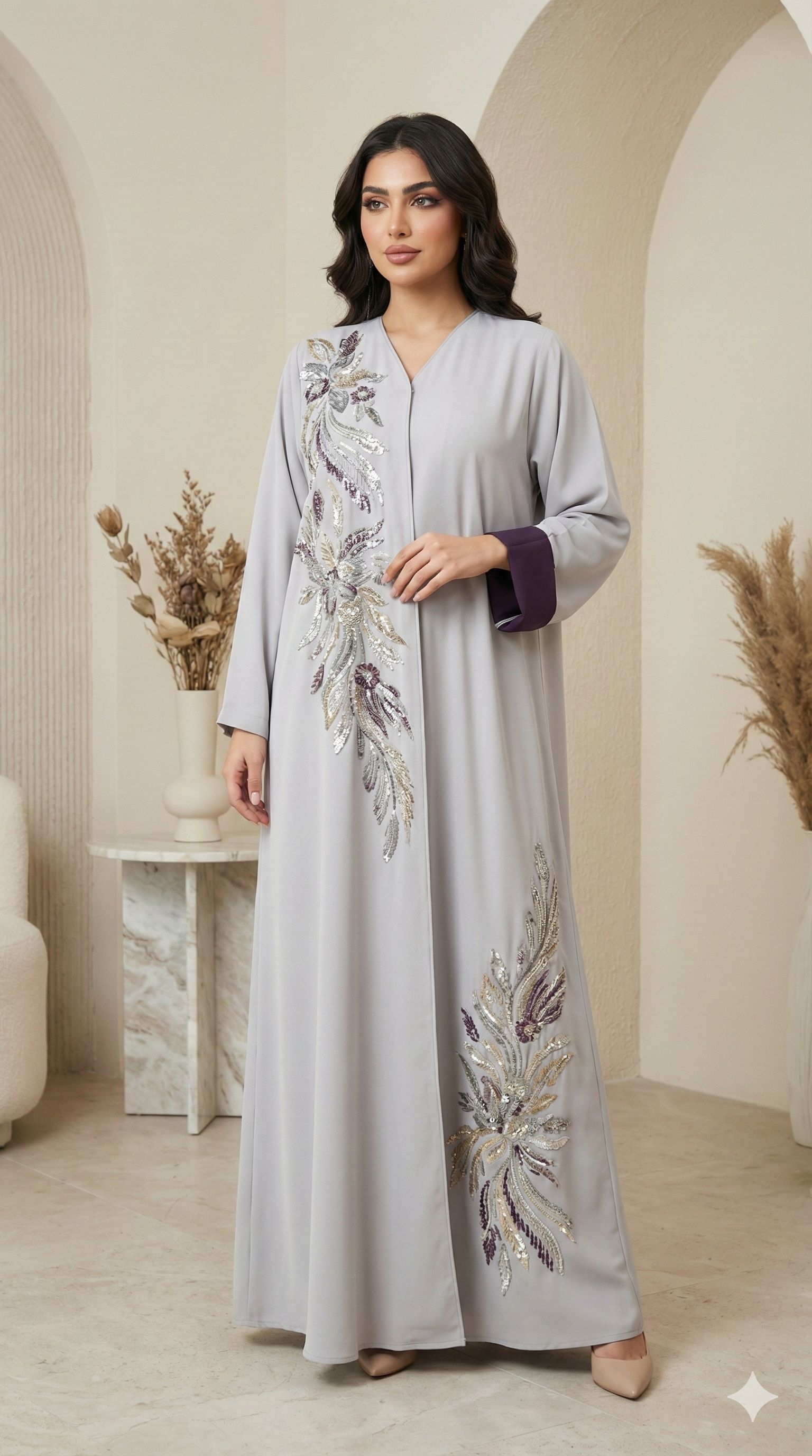 Lavender abaya