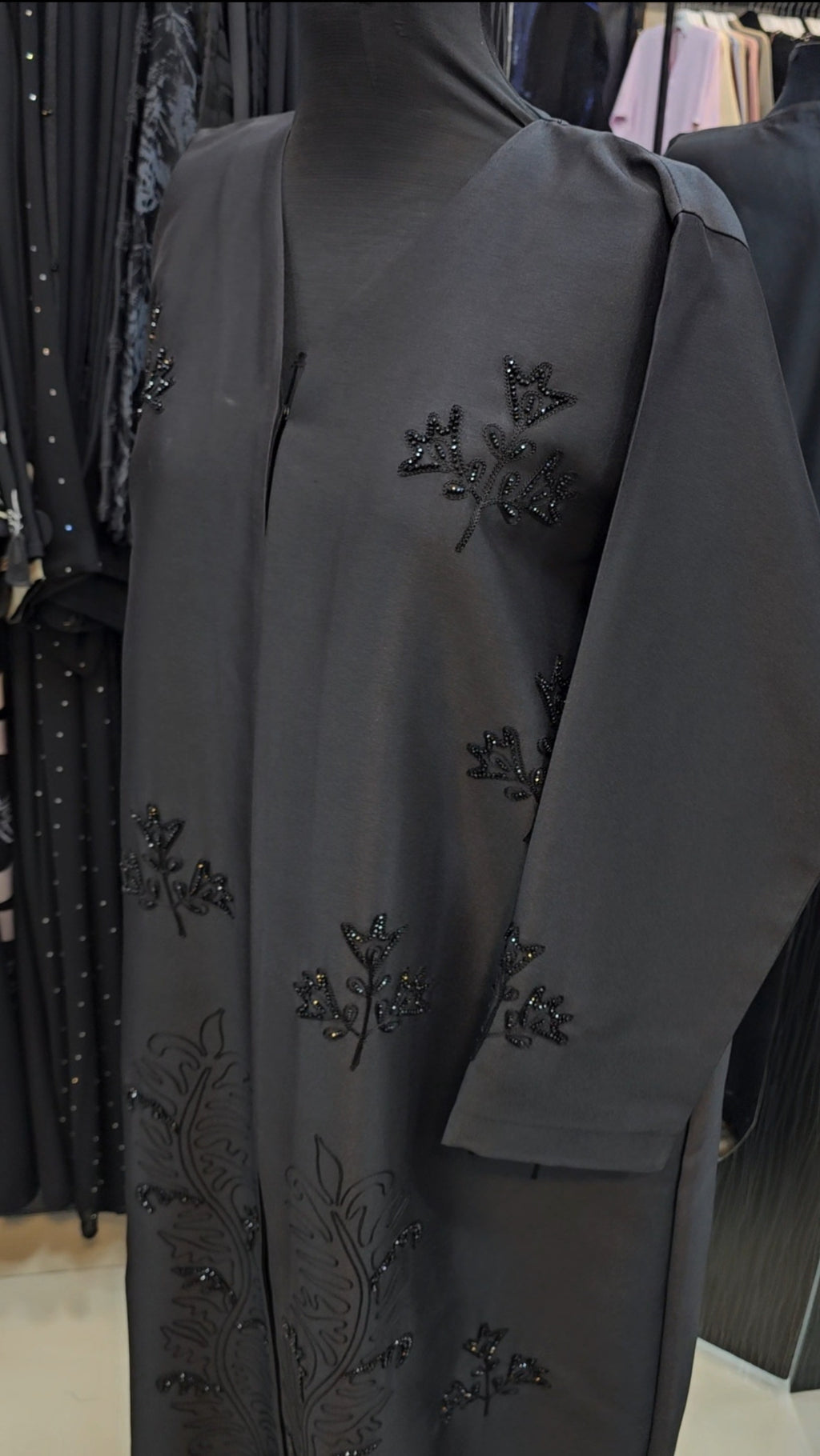 Black design abaya
