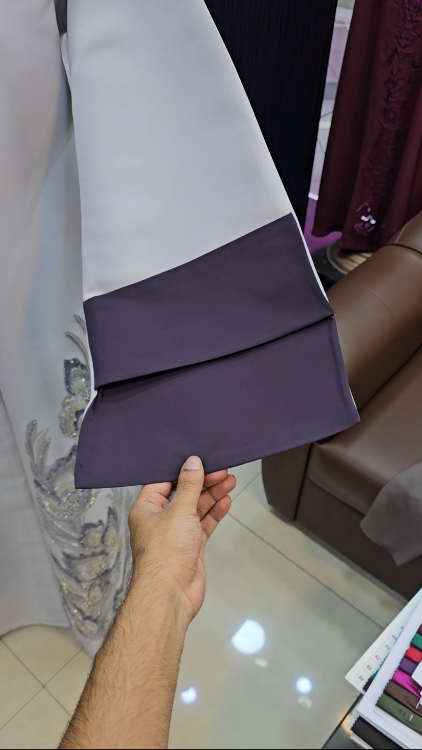 Lavender abaya