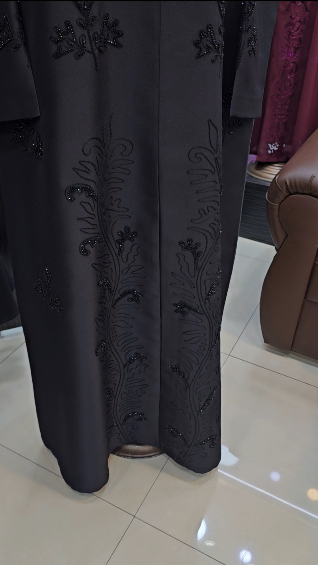 Black design abaya
