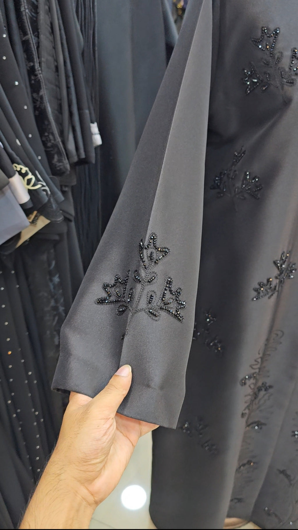 Black design abaya