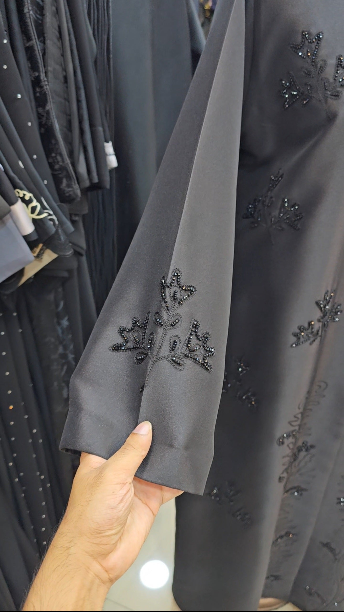 Black design abaya