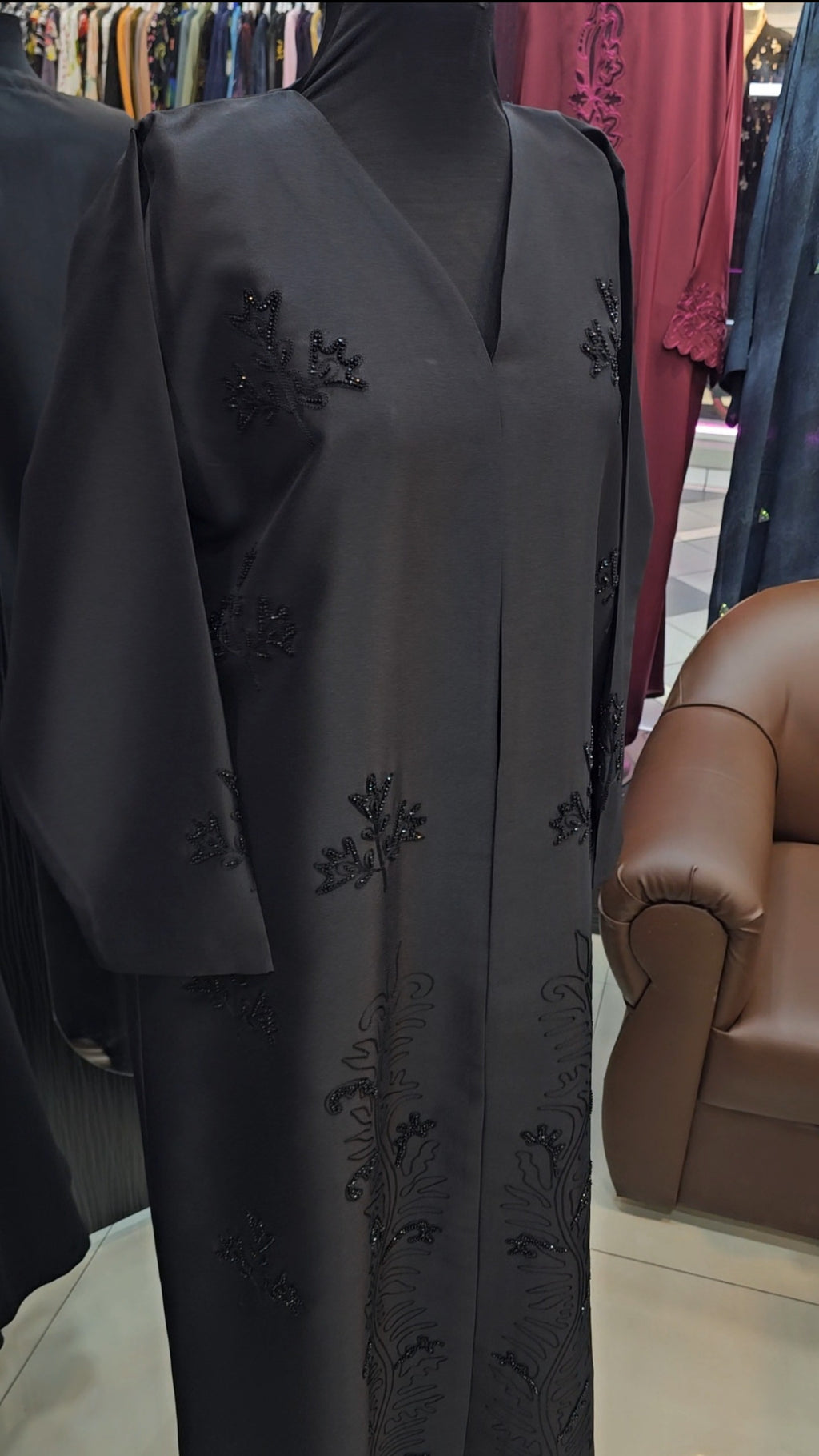 Black design abaya