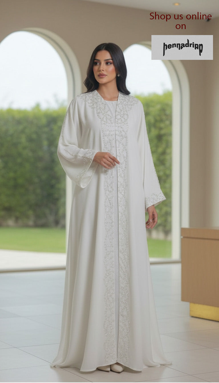 Offwhite Abaya